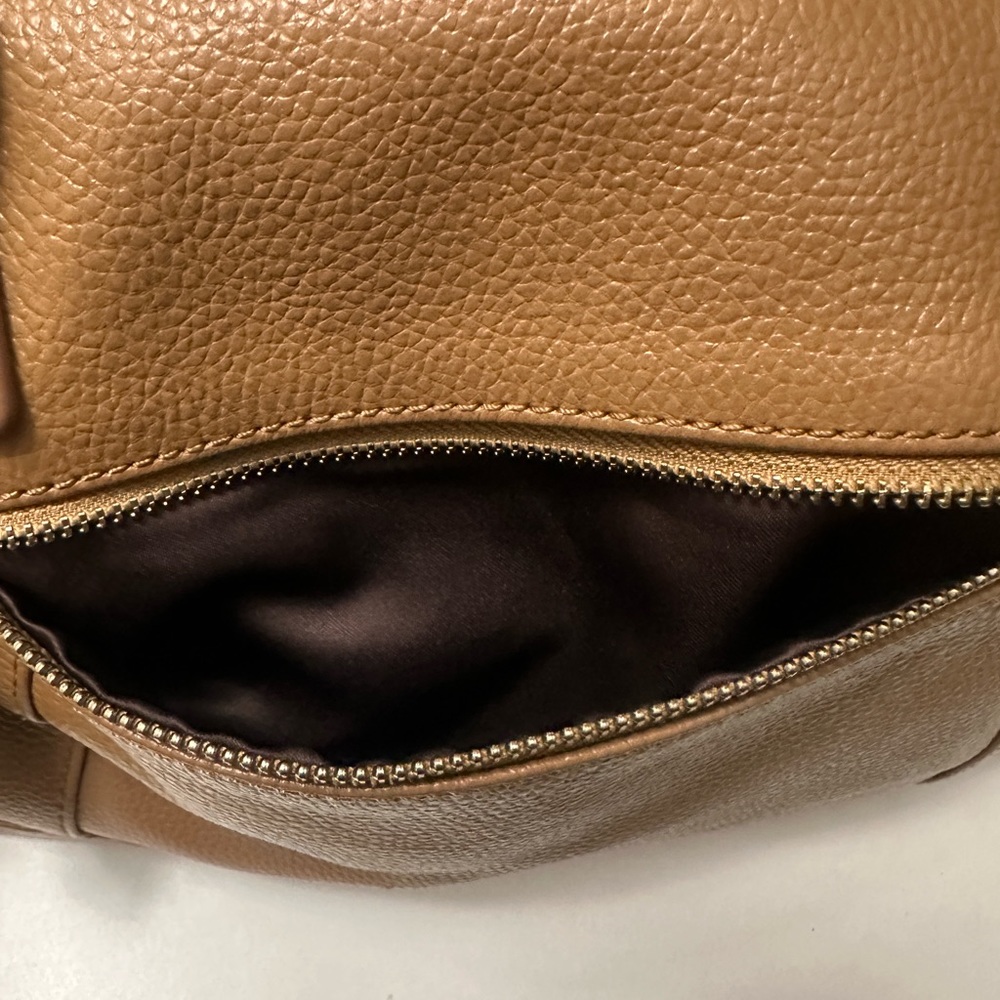 Cuore & Pelle Large Amelia Satchel Tan Leather bag - Picture 4 of 14